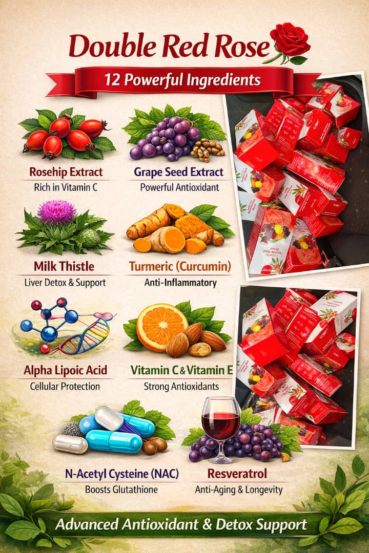 Double Red Rose product